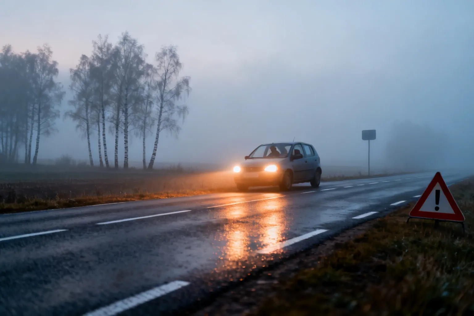 Ostrzeżenie: gęsta mgła w woj. kujawsko-pomorskim — 04.10.2026