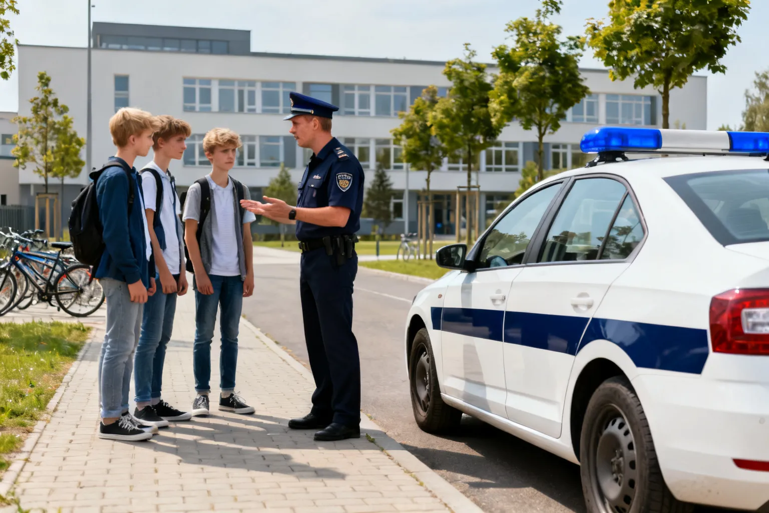 Policja rozmawiała z pierwszakami LO nr 2 o odpowiedzialności i mowie nienawiści