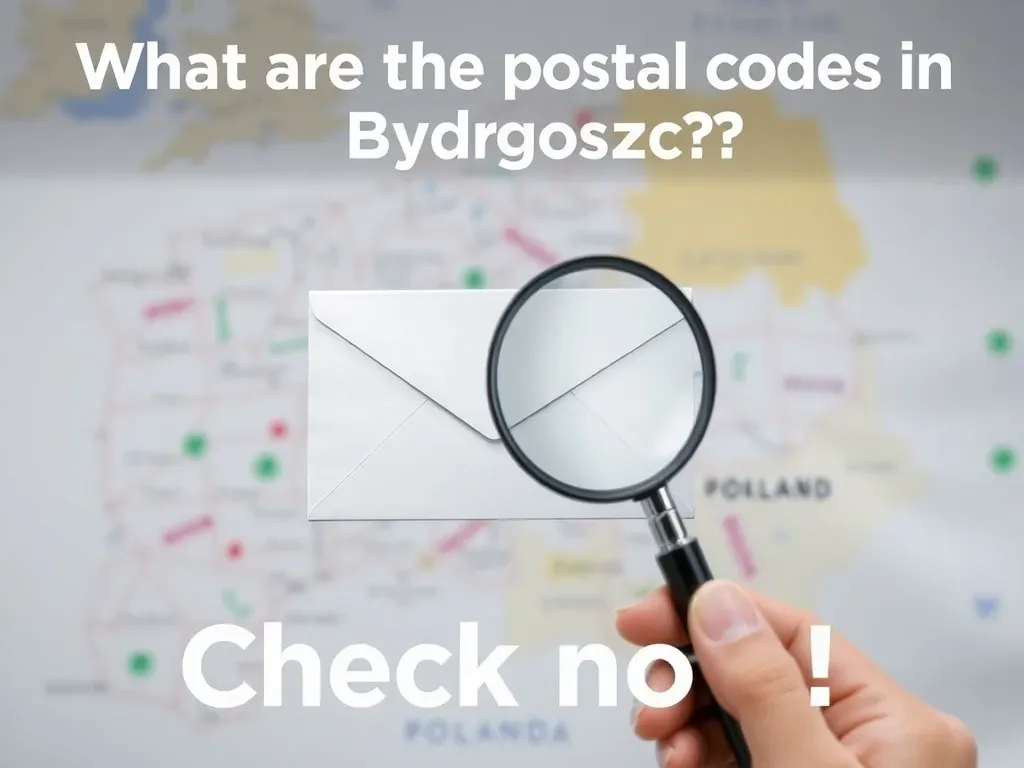 Jakie są kody pocztowe w Bydgoszczy? Sprawdź teraz!