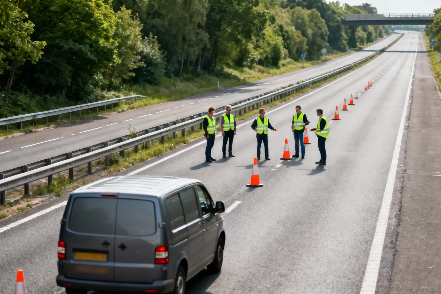 Utrudnienia A1 Brzezie 188 km — jeden pas zablokowany