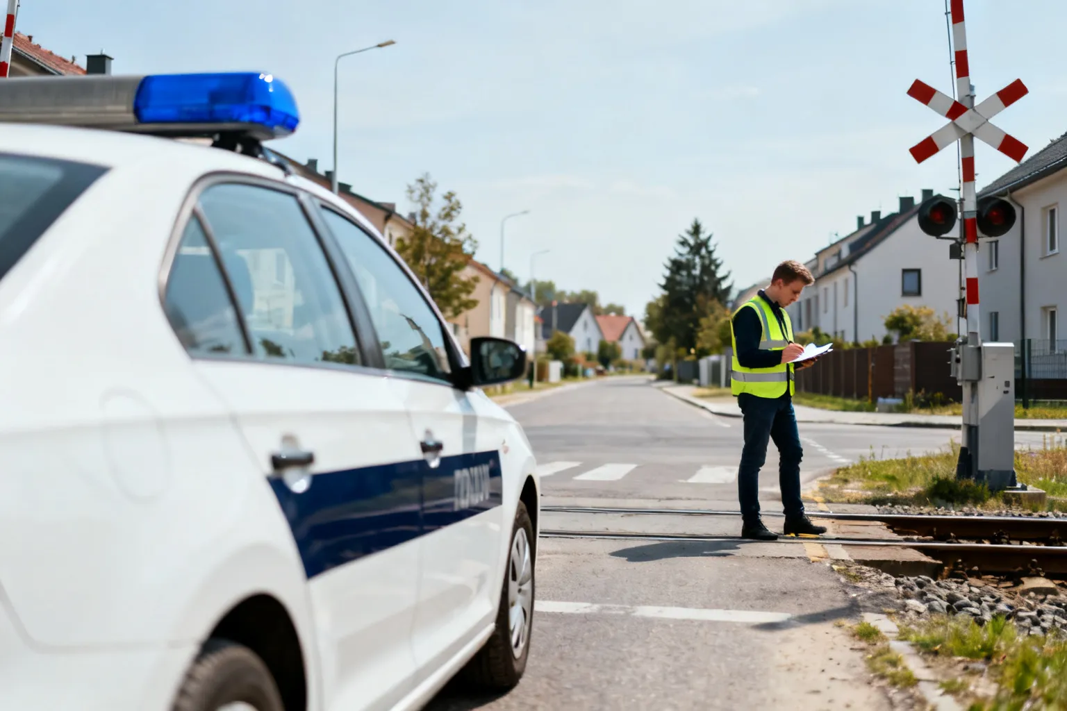 Kontrola na niestrzeżonym przejeździe w Ostromecku — pięć naruszeń