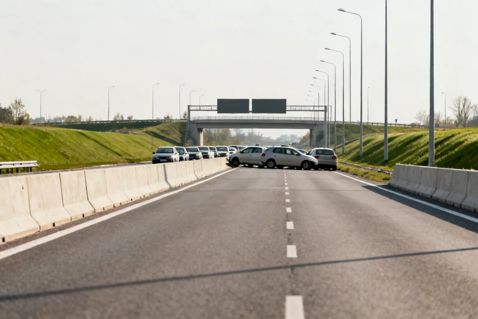 Utrudnienia DK91 Kończewice 169+300 – ruch wahadłowy po zdarzeniu drogowym