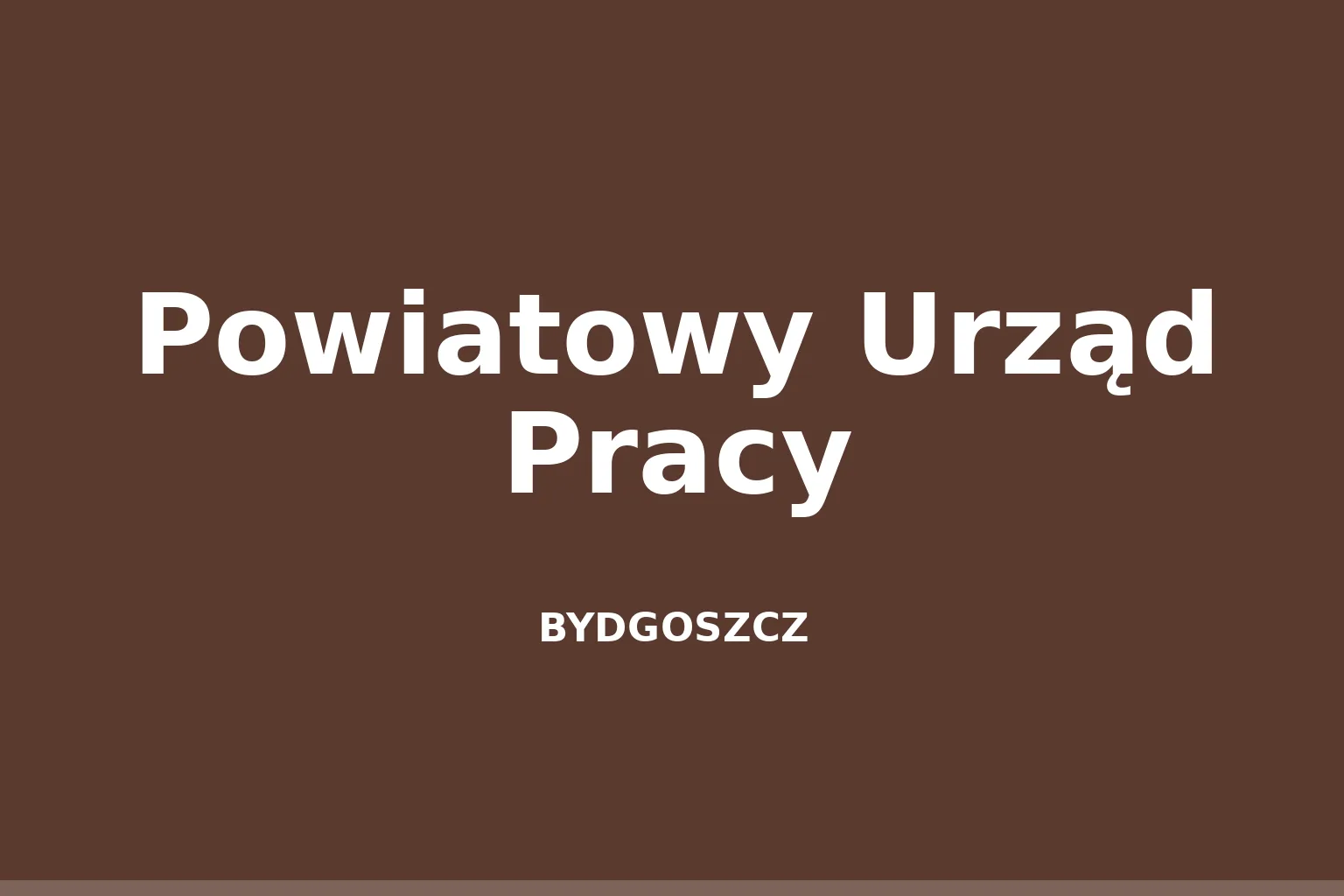 Powiatowy Urząd Pracy