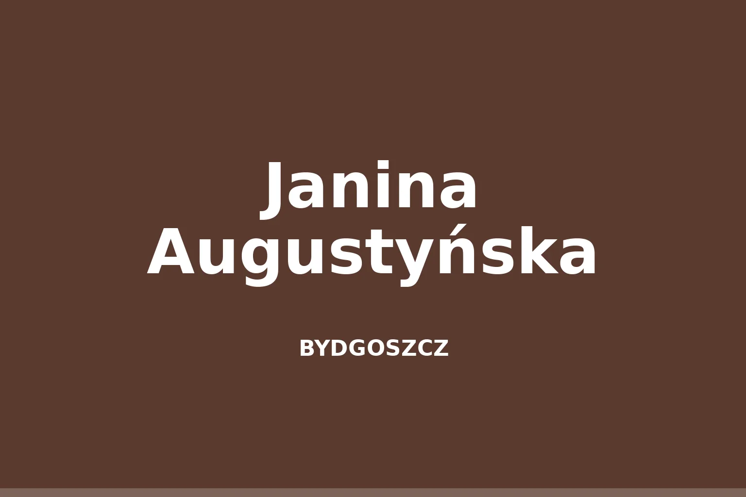Janina Augustyńska