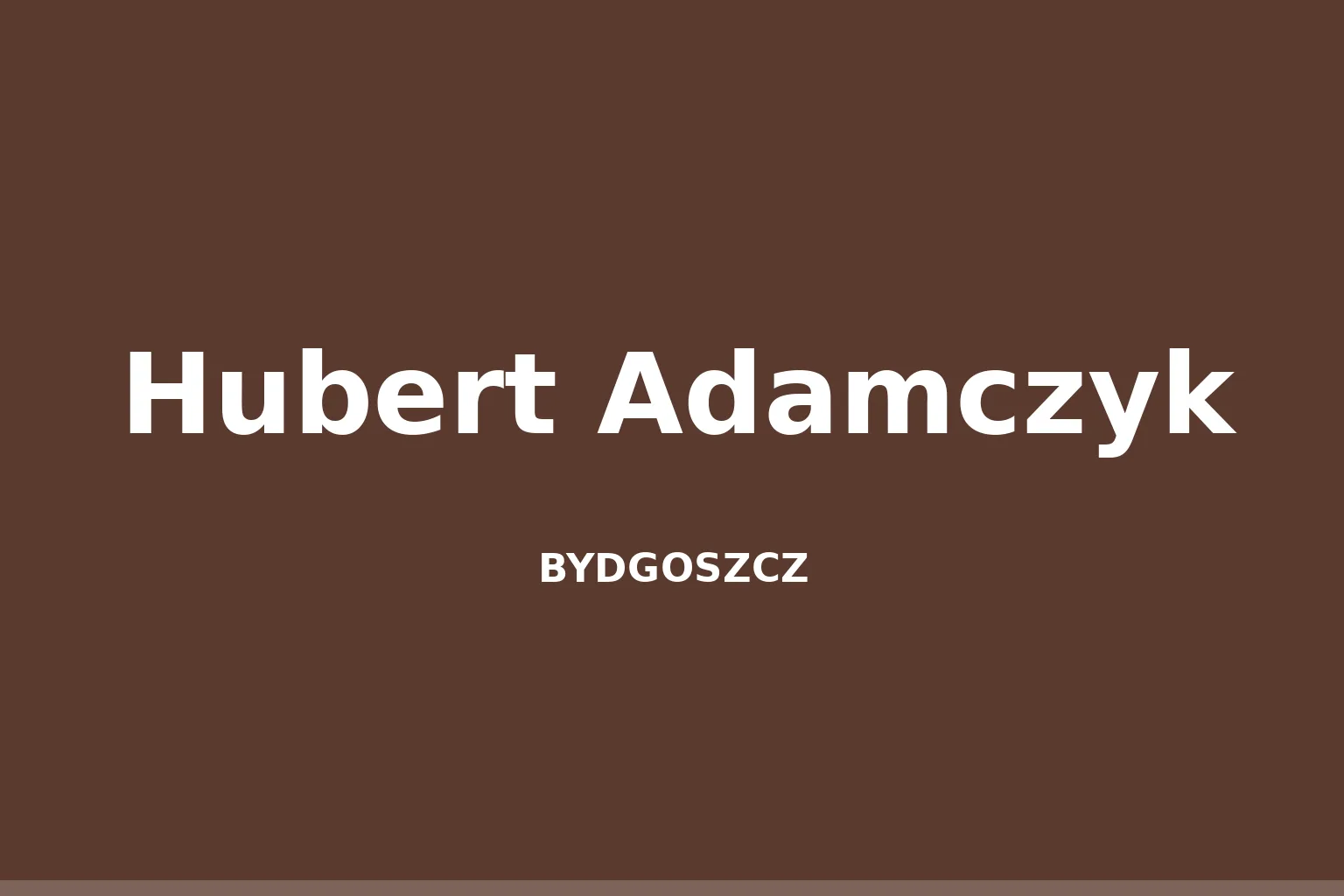 Hubert Adamczyk