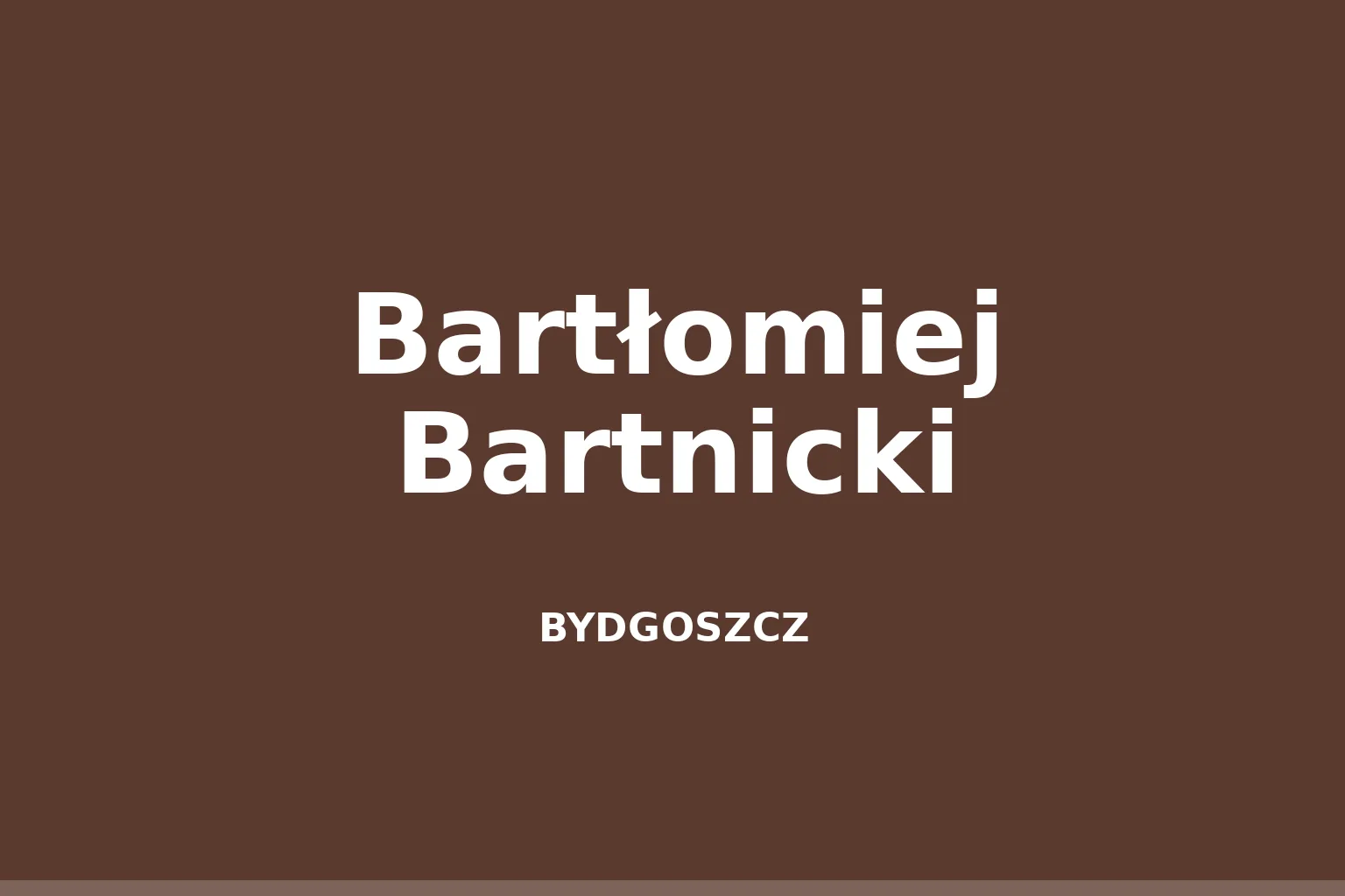 Bartłomiej Bartnicki