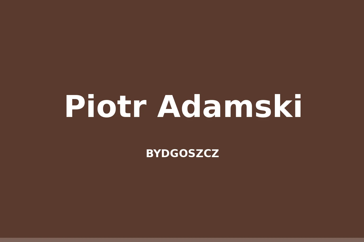 Piotr Adamski (model)