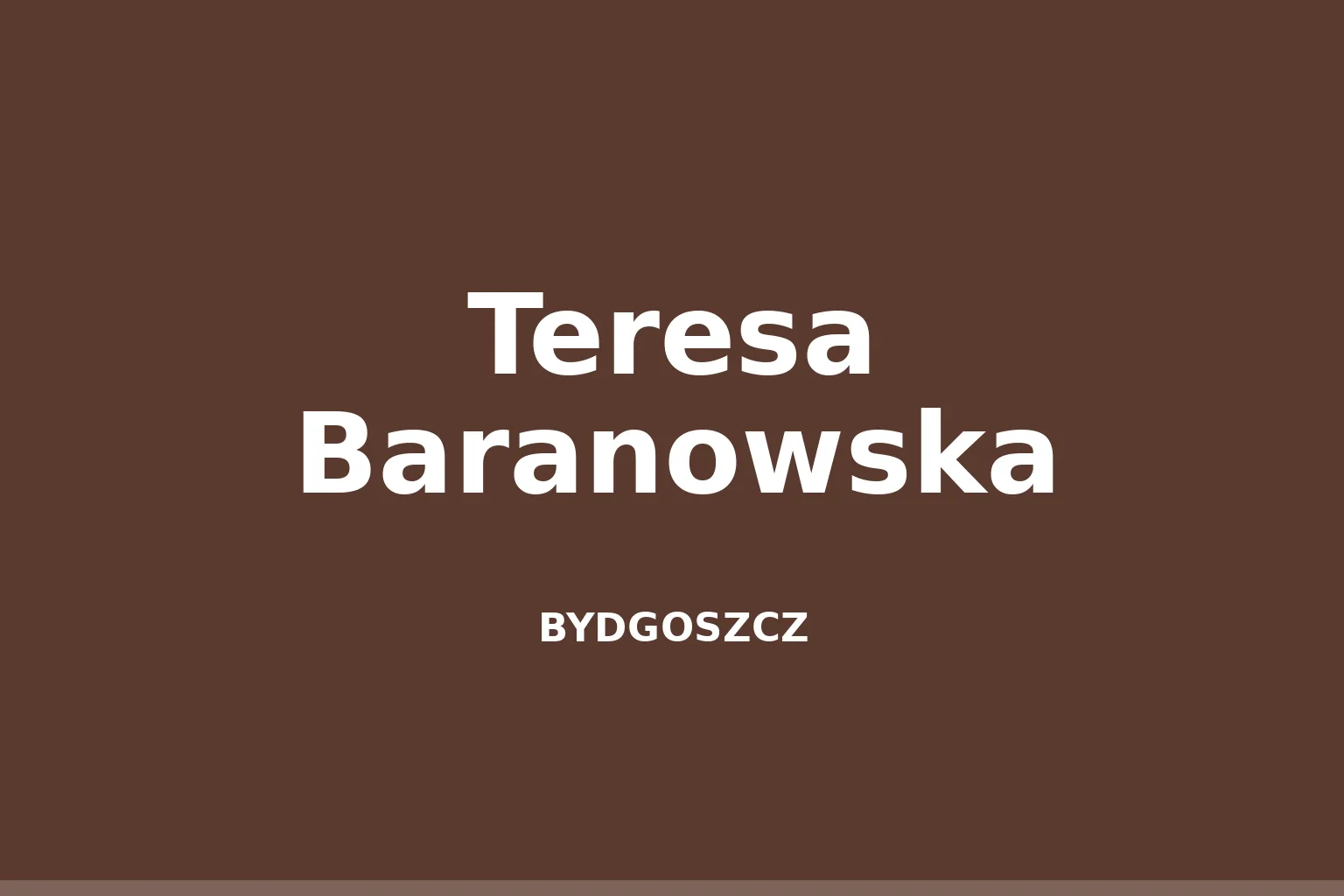 Teresa Baranowska