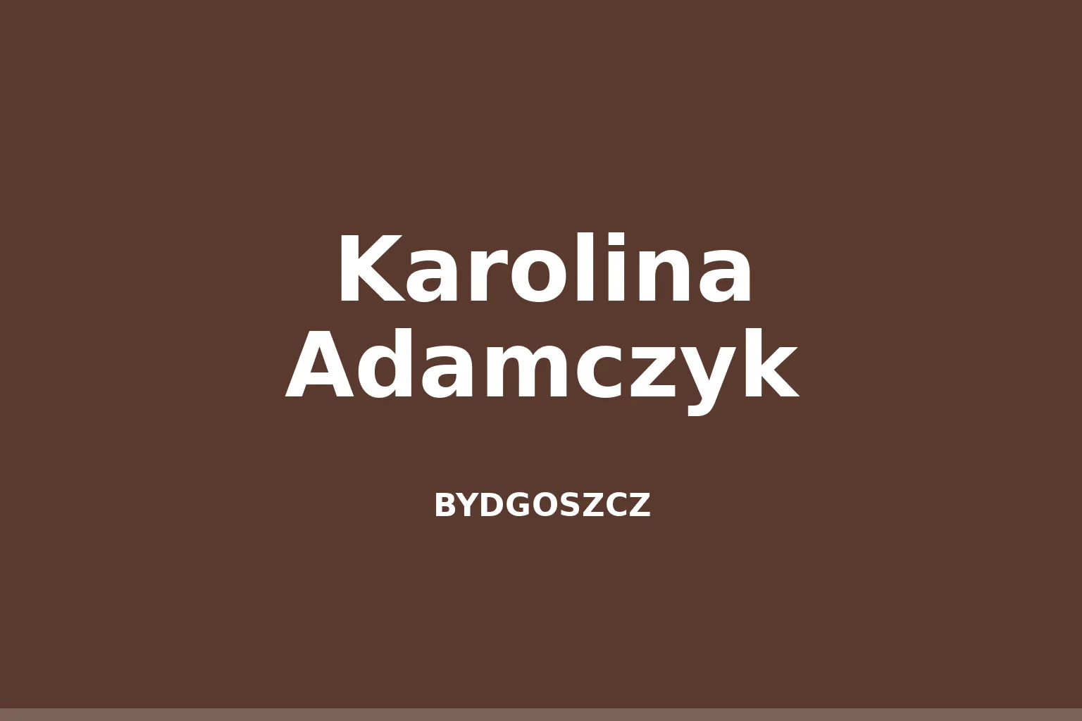 Karolina Adamczyk