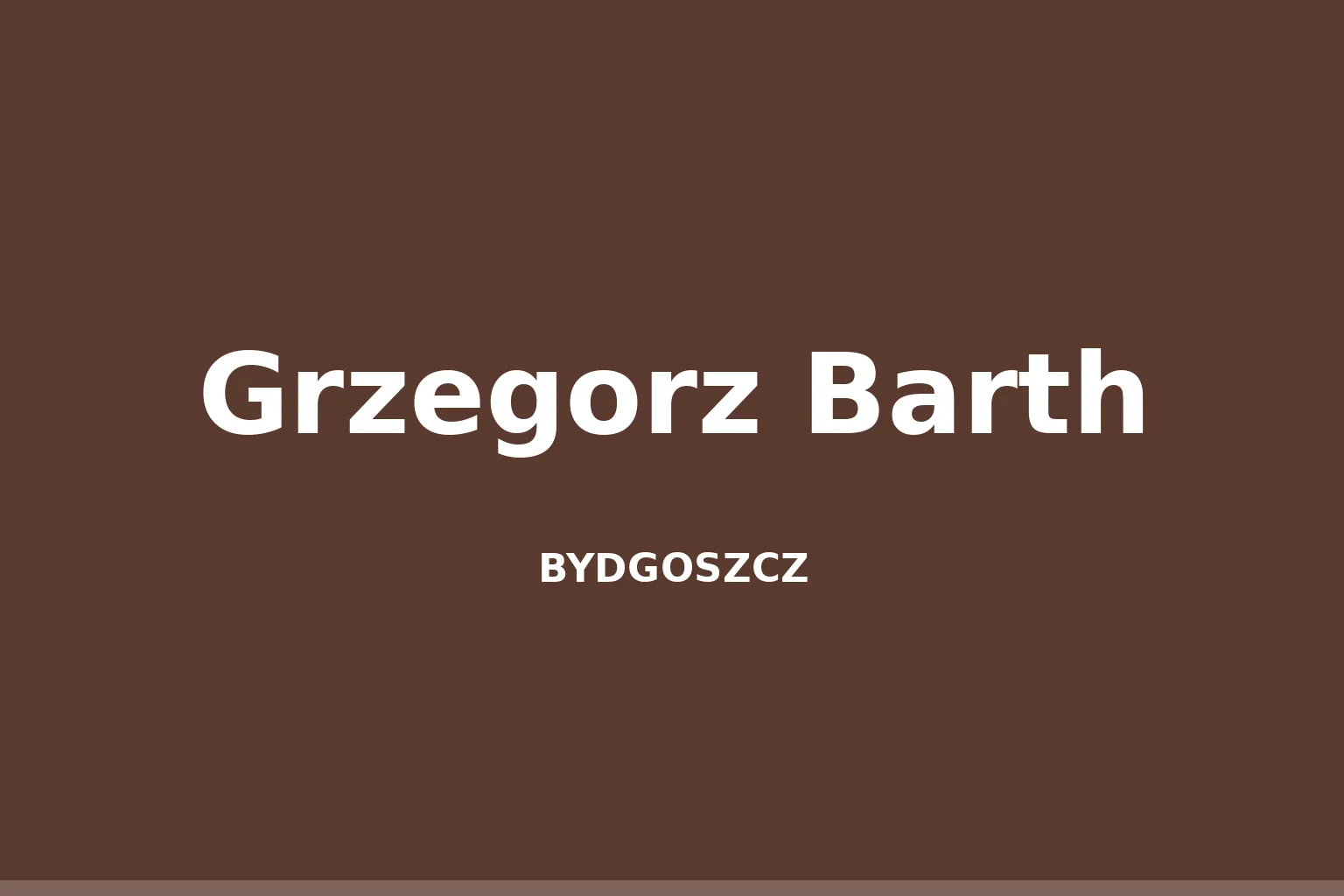 Grzegorz Barth