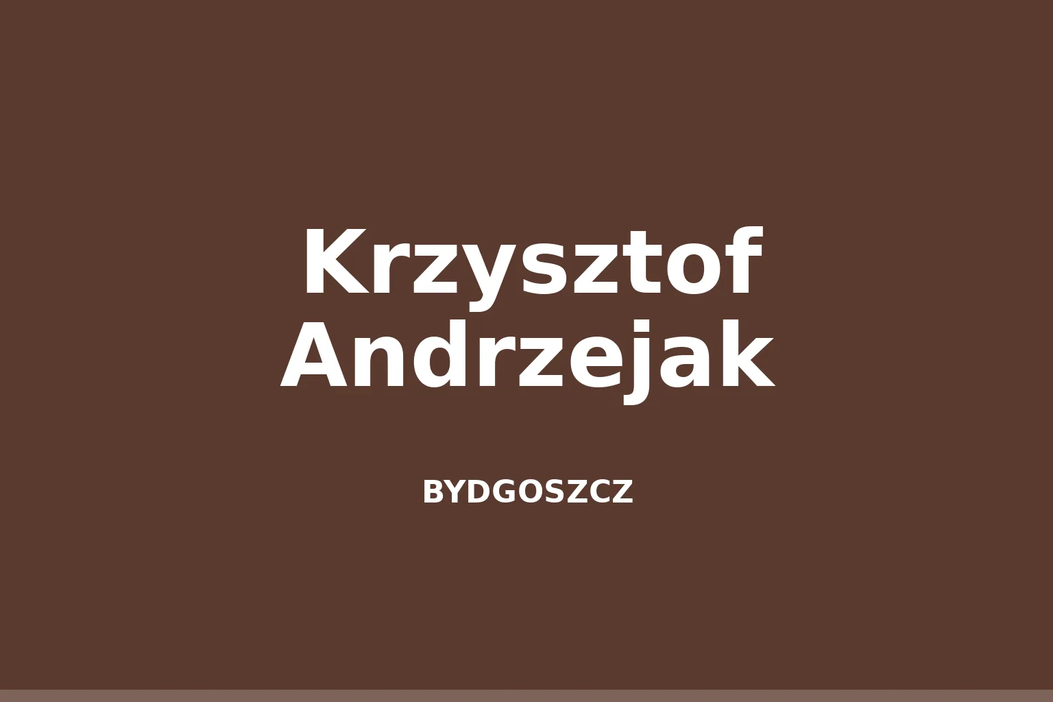 Krzysztof Andrzejak
